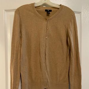 Gap Women’s Tan Button Up Cardigan Size M